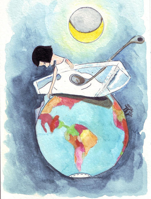 500x658 Watercolours - Travel Painting