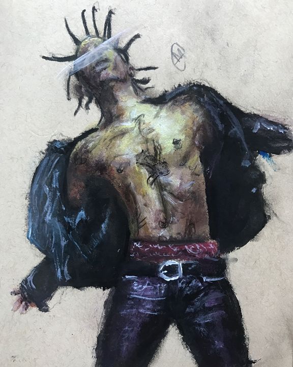 576x720 Travis Scott - Travis Scott Painting