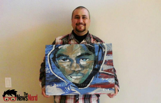 320x206 No, George Zimmerman Did Not Sell A Painting Of Trayvon Martin - Trayvon Martin Painting