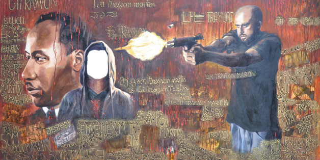 628x314 Trayvon Martin Mural Miami Artist Huong Unveils Work At Florida - Trayvon Martin Painting