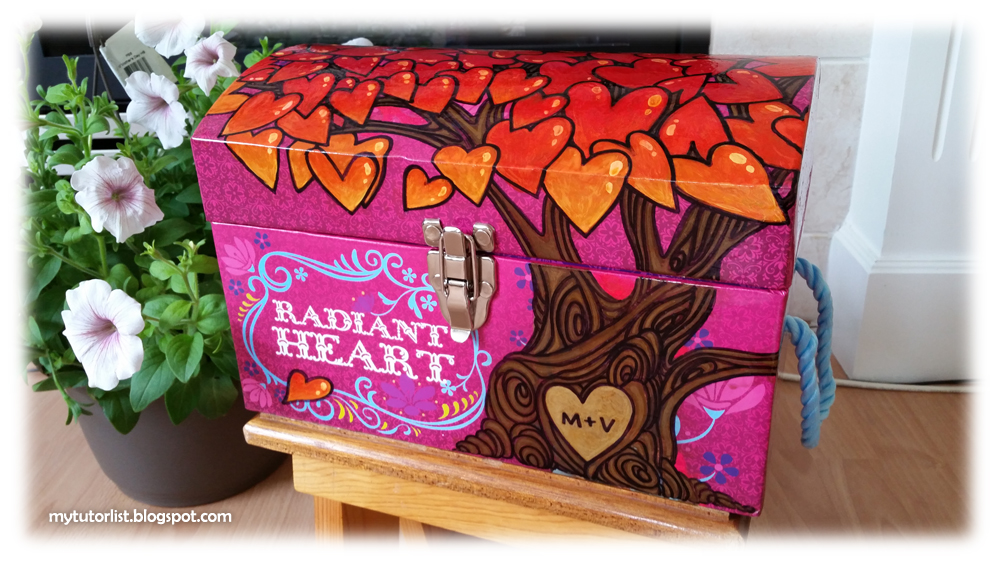 1000x563 The Autumn Wedding Hand Painted Wedding Card Box From Frozen - Treasure Chest Painting