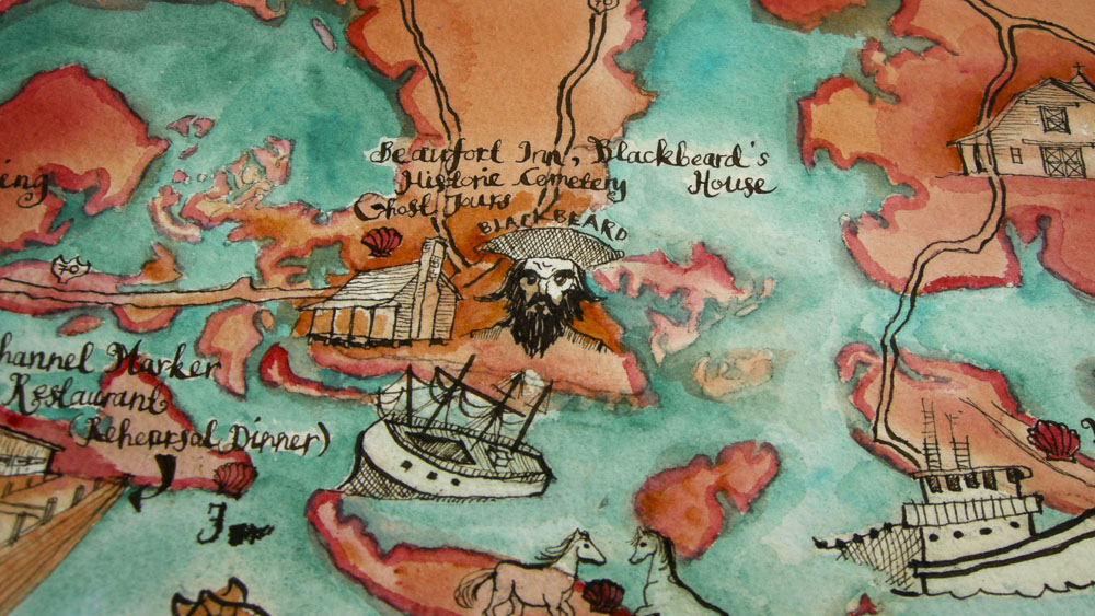 1000x563 Atelier Thursday Part 2 Painting The Bay Wedding Treasure Map - Treasure Map Painting