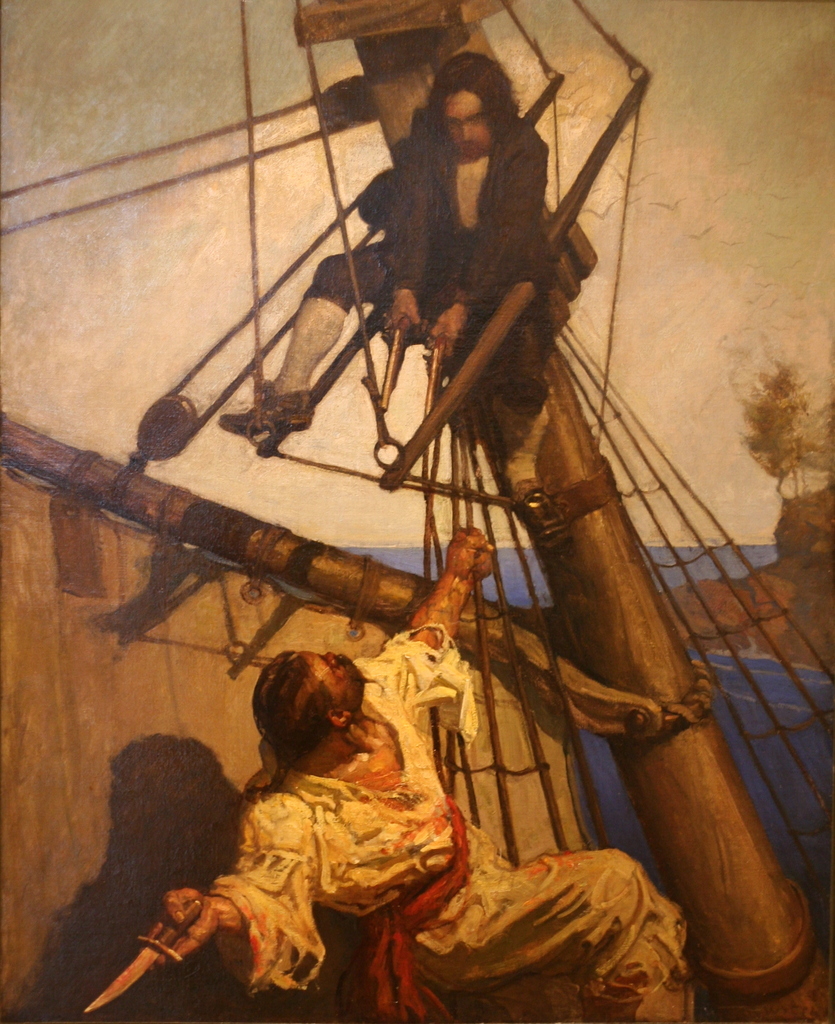 835x1024 N.c. Wyethamp's Ampquottreasure Islandampquot Paintings Reunited - Treasure Painting