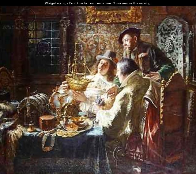 640x567 The Treasure Chest - Treasure Painting