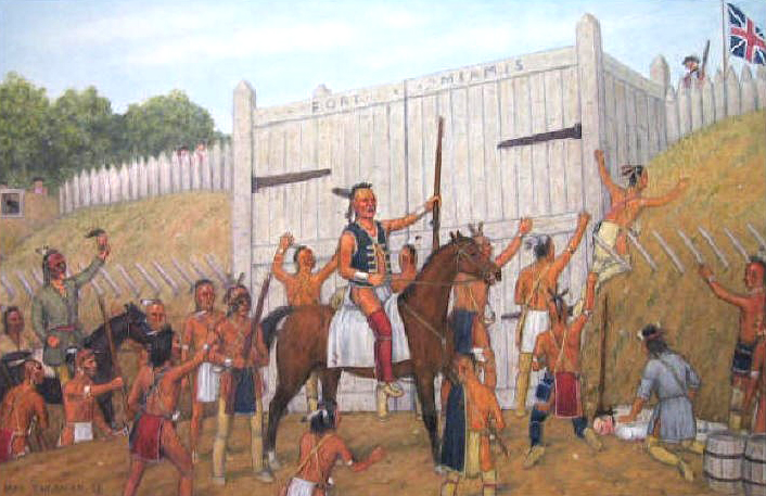 706x457 World History From 1500 The Native American Revolution - Treaty Of Greenville Painting