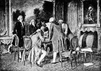 337x237 The Treaty Of Paris - Treaty Of Paris 1783 Painting