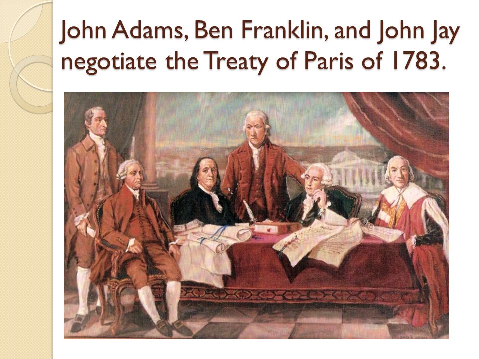 1783 treaty of paris apush