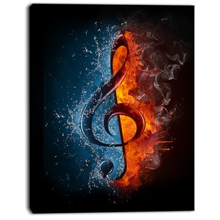 310x310 Treble Clef Wall Art Wayfair - Treble Clef Painting