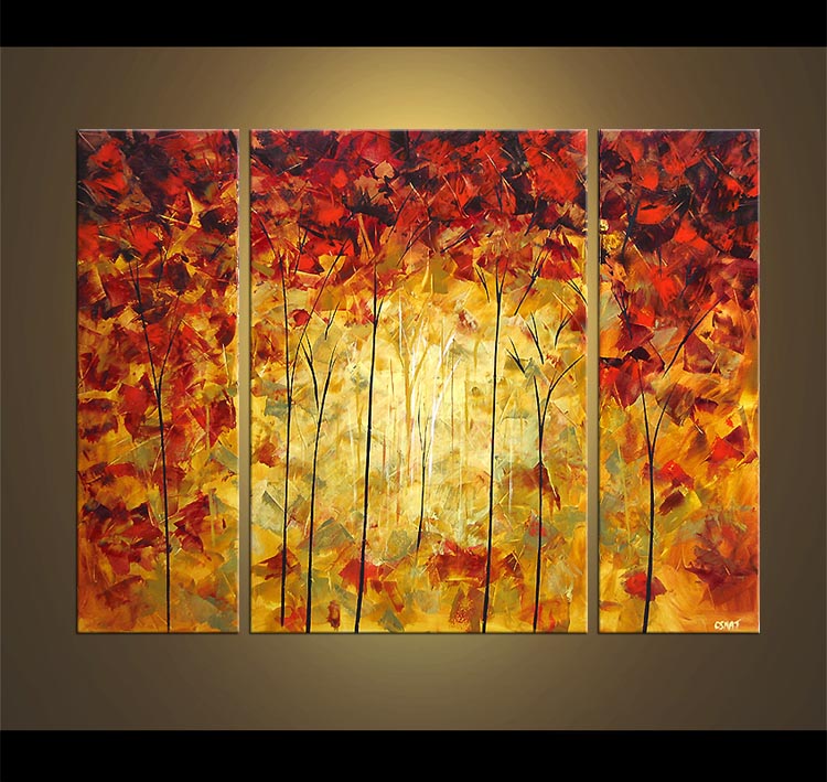 750x709 Painting - Tree Blowing In The Wind Painting