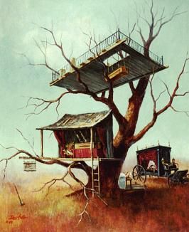 266x326 Pin By Sandra Cortesi Mandlehr On Tree Houses - Tree House Painting