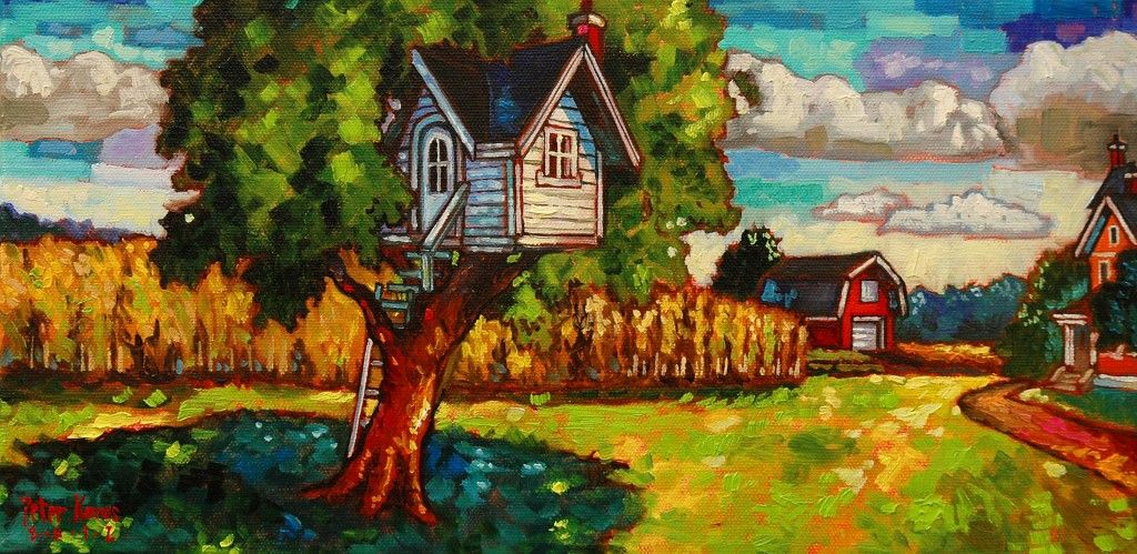 1024x499 Treehouse Rossi Projet Treehouse - Tree House Painting
