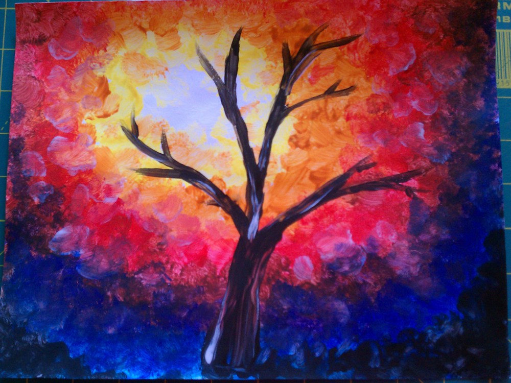 Tree Impressionist Painting at PaintingValley.com | Explore collection ...