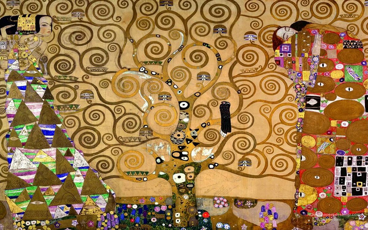 1200x750 The Tree Of Life, 1905 By Gustav Klimt - Tree Of Life Famous Painting