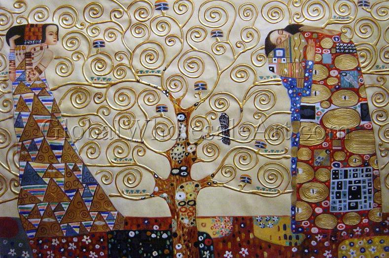 789x525 Gustav Klimt - Tree Of Life Oil Painting