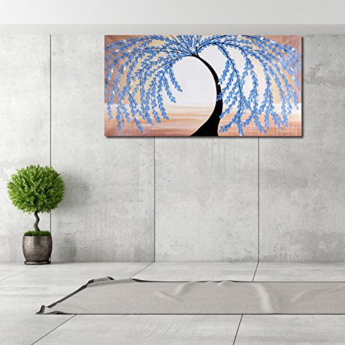 500x500 Raybre Art 100% Hand Painted Oil Painting On Canvas Lucky Tree - Tree Of Life Oil Painting