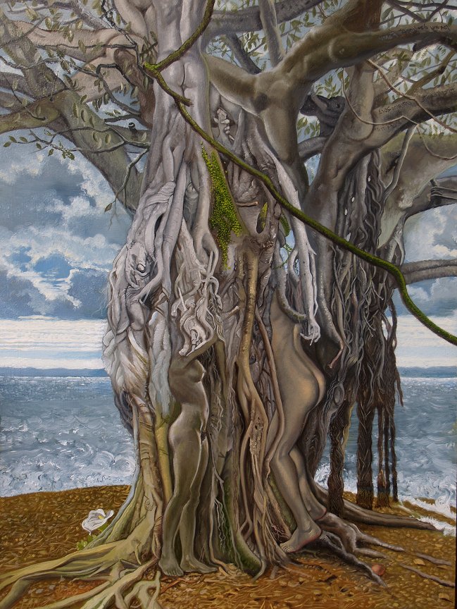 649x864 Tree Of Life By Anthony Christian Oil Painting - Tree Of Life Oil Painting