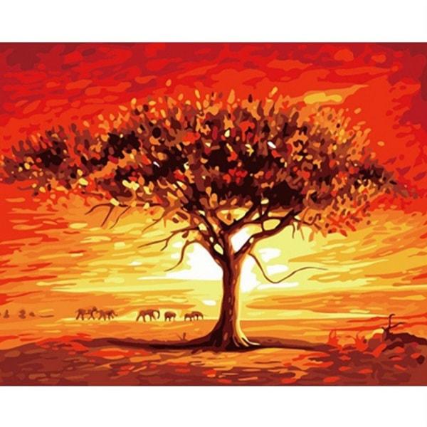 600x600 Painting By Numbers - Tree Of Life Painting