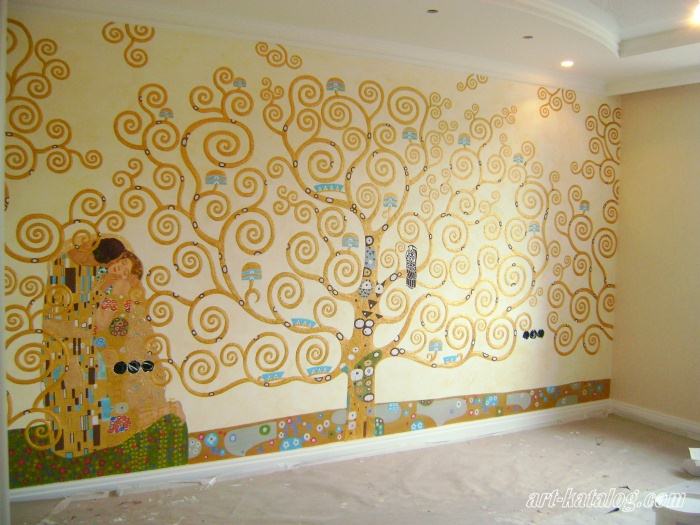 700x525 Tree Of Life. Gustav Klimt. Wall Painting In The Bedroom Dianov Mihail - Tree Of Life Wall Painting
