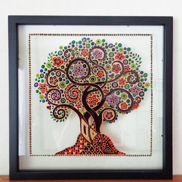 Tree Of Life Wall Painting At Paintingvalley Com Explore