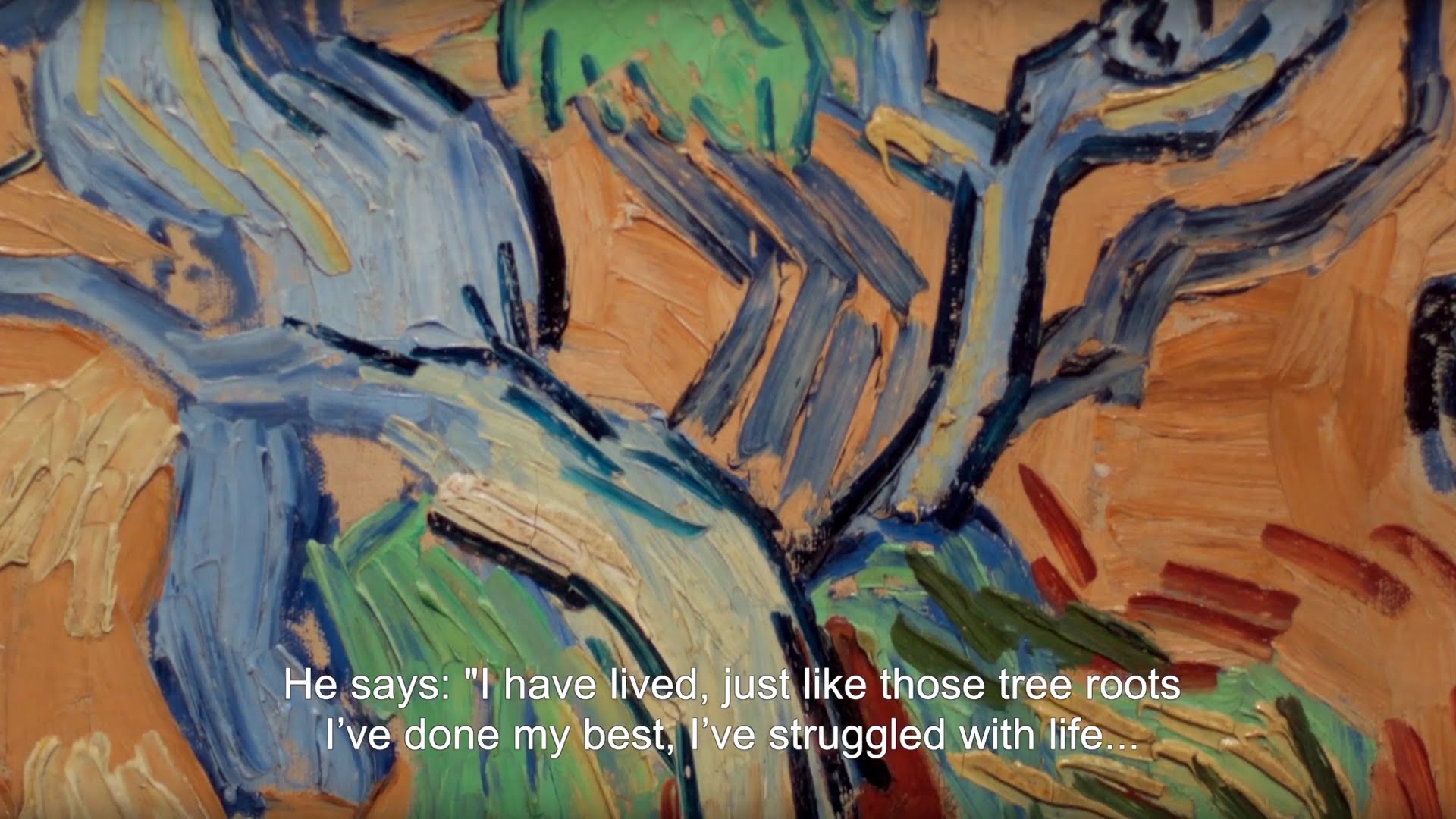 1920x1080 Tree Roots (1890), Van Gogh's Last Painting - Tree Painting With Roots