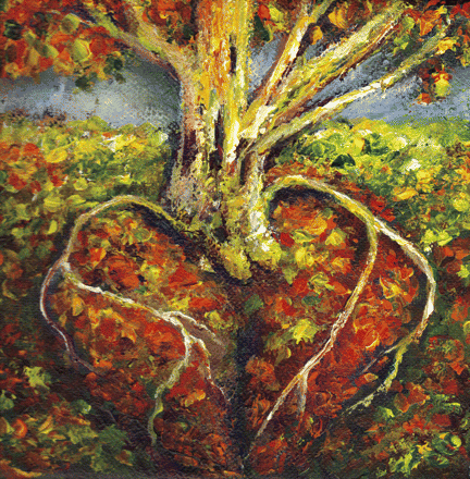 Tree Painting With Roots At PaintingValley Com Explore Collection Of   Tree Painting With Roots 6 