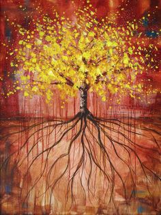 Tree Roots Painting