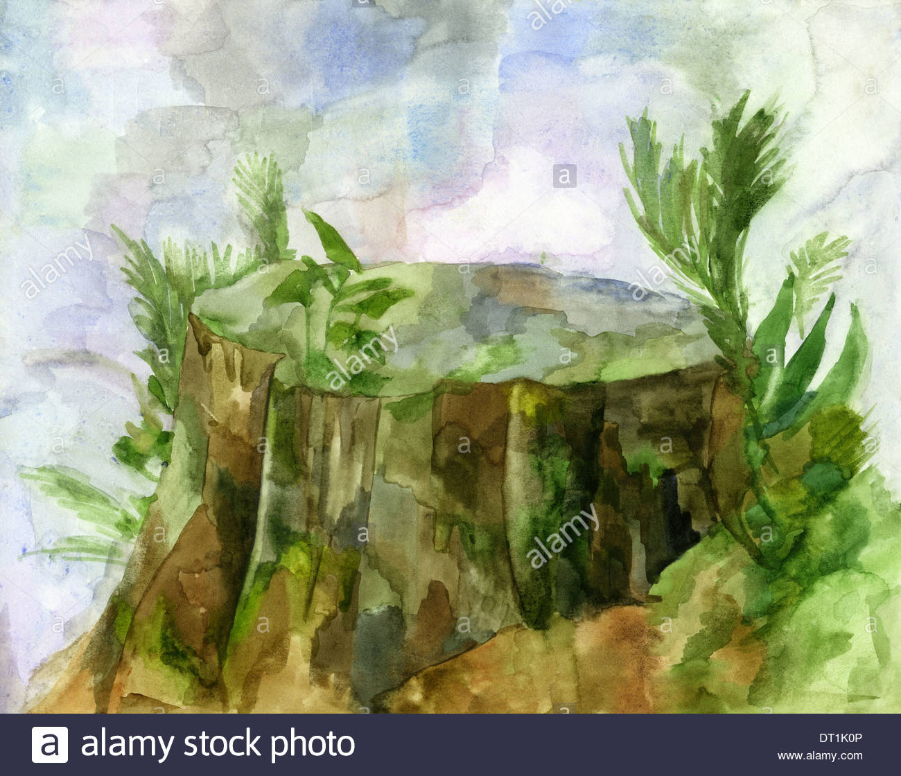 Tree Stump Painting at Explore collection of Tree