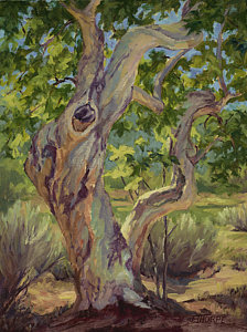 224x300 Tree Trunk Paintings Fine Art America - Tree Trunk Painting