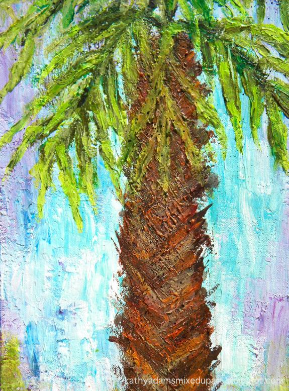 575x778 How To Paint A Palmetto Tree - Tree Trunk Painting