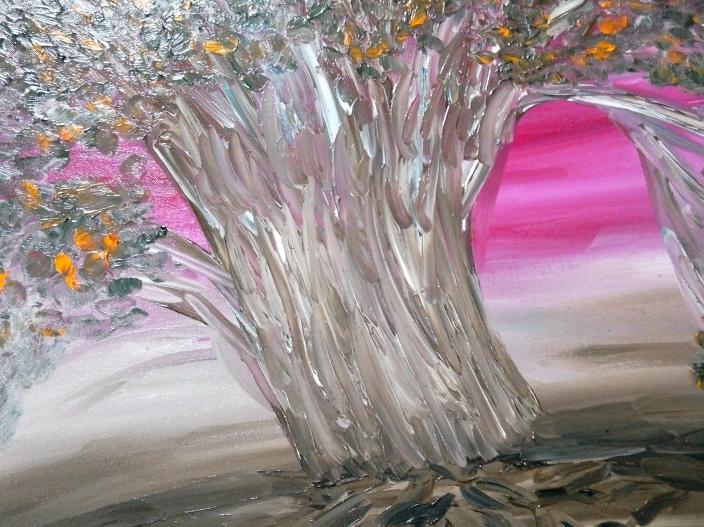 704x527 Paintings Amp Photography Shagun Art Creations - Tree With Roots Painting