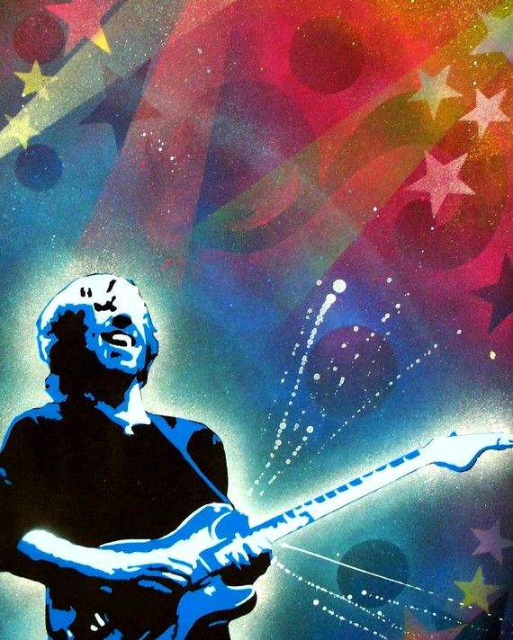 570x712 Trey Anastasio Phish Print Of Pop Art Spray Painting Phish - Trey Anastasio Painting
