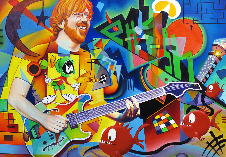 900x624 Trey Kandinsky Painting By Joshua Morton - Trey Anastasio Painting