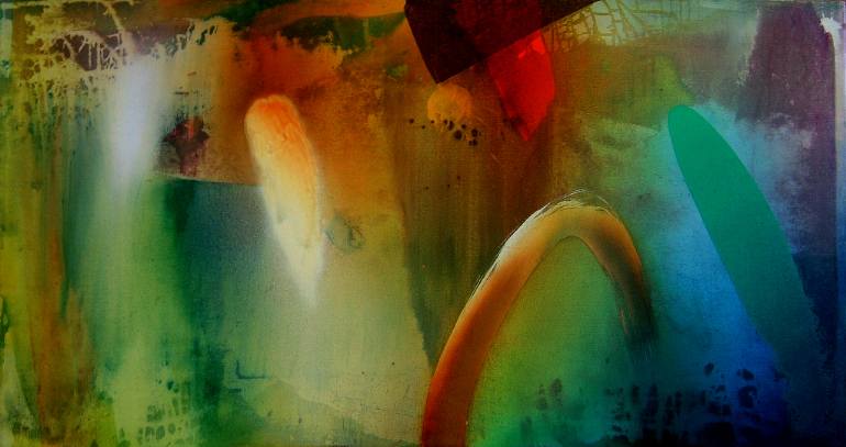 770x407 Saatchi Art Triad Painting By Richard Saba - Triad Painting