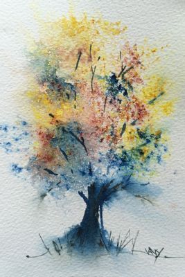 267x400 Triad Tree Paintings Two Techniques - Triad Painting