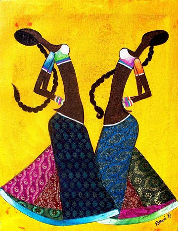 360x466 Gond Tribal Paintings An Art Of India. ~ Photography In A Blog - Tribal Art Painting