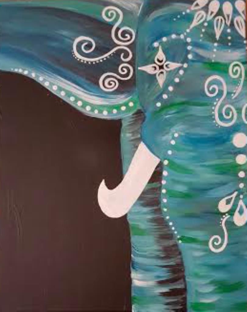 811x1024 Paint Amp Create Tribal Elephant Paint Party! ~ Lemoyne - Tribal Elephant Painting