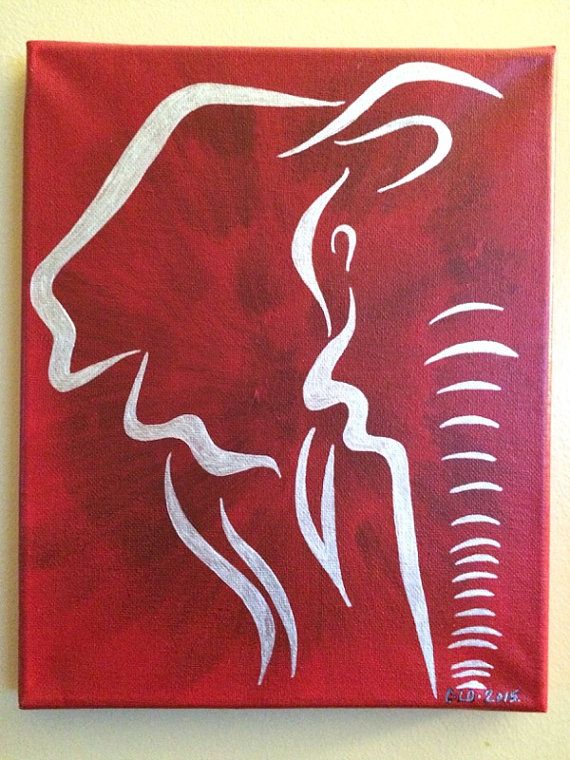 570x760 Tribal Elephantpaintingcanvas Art Tribal Elephant - Tribal Elephant Painting