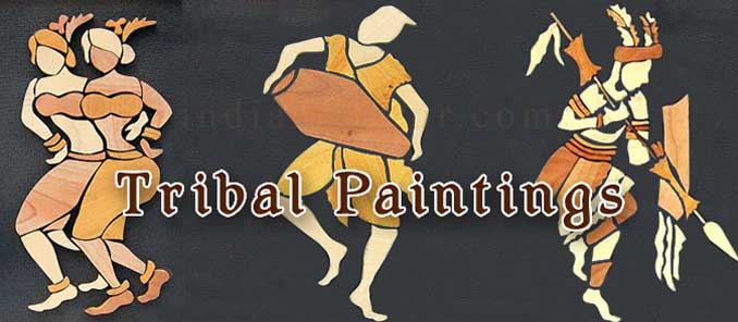 678x296 Tribal Paintings Are Drawn By The Ethnic Human Tribes. - Tribal Painting