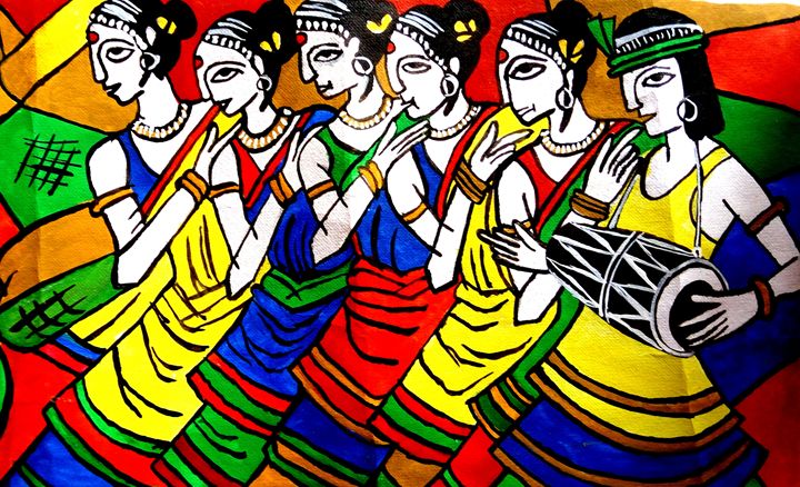 720x438 Indian Tribal Dance - Tribal Painting