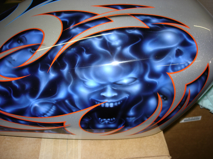 740x555 Rolling Art Custom Painting Tribal - Tribal Painting Designs