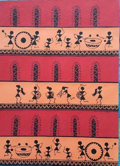 236x326 Tribal Painting Paintings By Artist From Saura Tribe Southern - Tribal Painting Designs