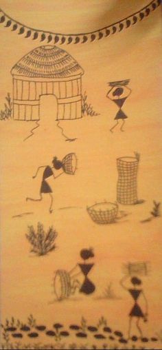 236x508 Decorate Your Home And Office With Decorative - Tribal Painting Designs