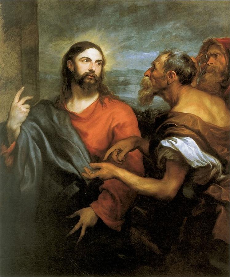 748x900 Tribute Money Painting By Anthony Van Dyck - Tribute Money Painting