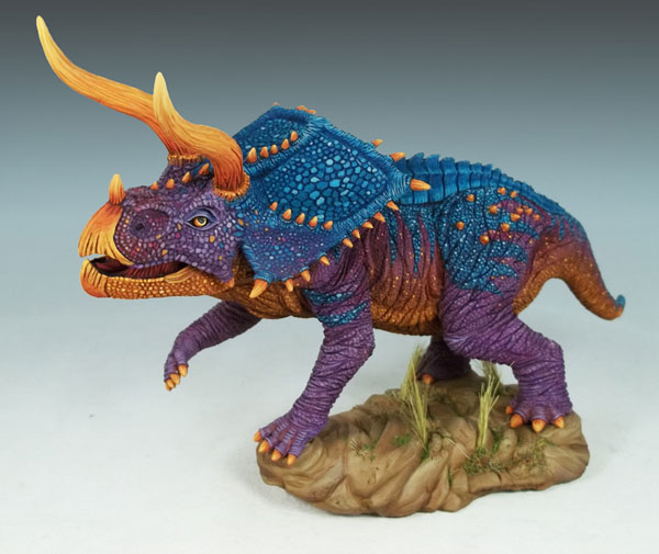 600x505 Triceratops - Triceratops Painting