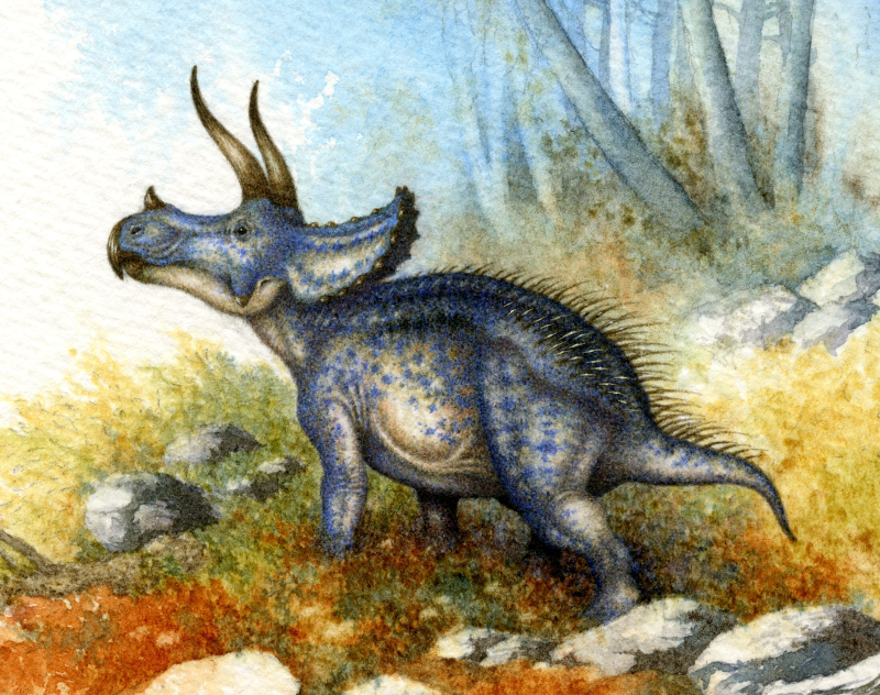 Triceratops Painting at PaintingValley.com | Explore collection of ...