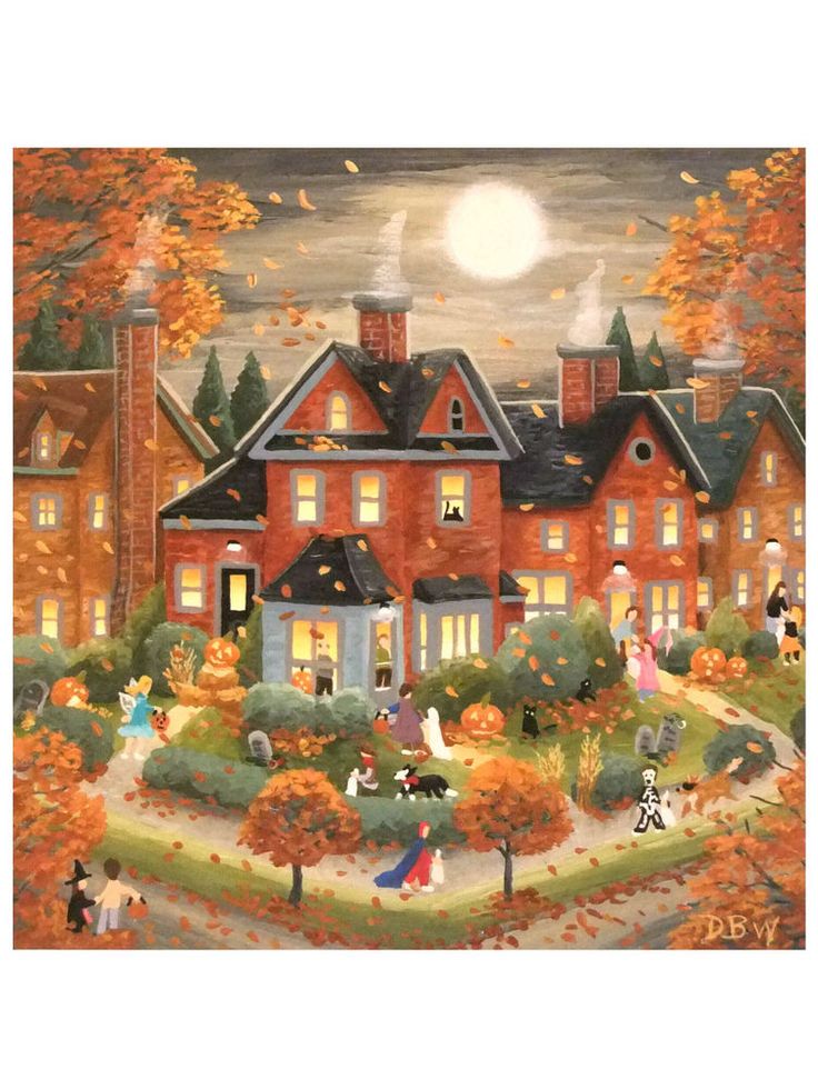 Trick Or Treat Painting at PaintingValley.com | Explore collection of ...