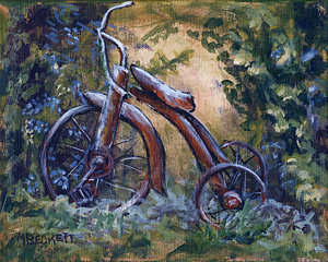 300x240 Tricycle Paintings Fine Art America - Tricycle Painting