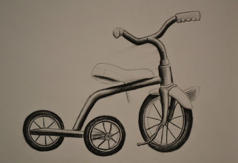 481x331 Adv. Drawing And Painting - Tricycle Painting