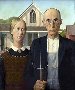 250x300 3373.old Couple With Trident Amp Church Painting Poster.school Home - Trident Painting