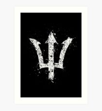 210x230 Percy Jackson Trident Art Prints Redbubble - Trident Painting
